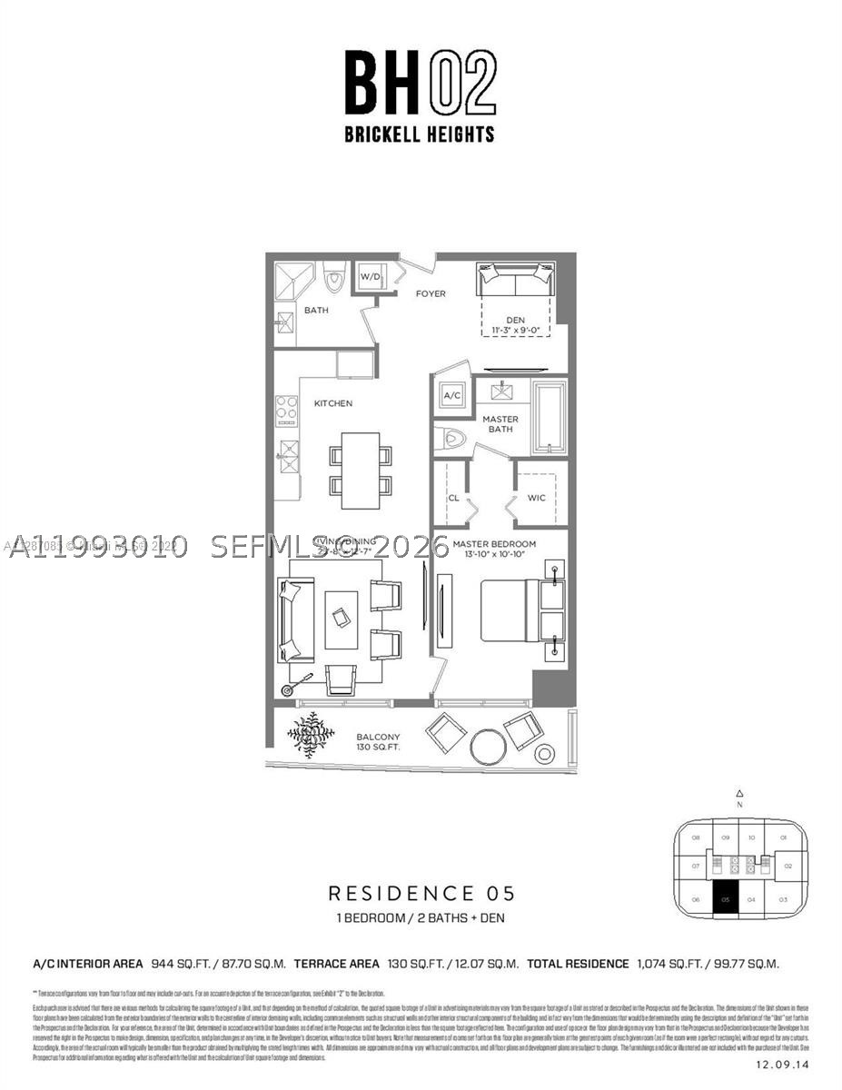 55 SW 9th St #1905, Miami FL 33130