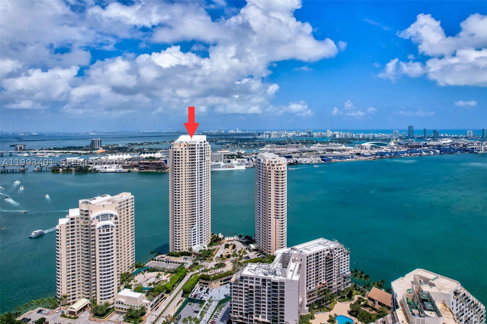 848 Brickell Key Dr #2605, Miami FL 33131