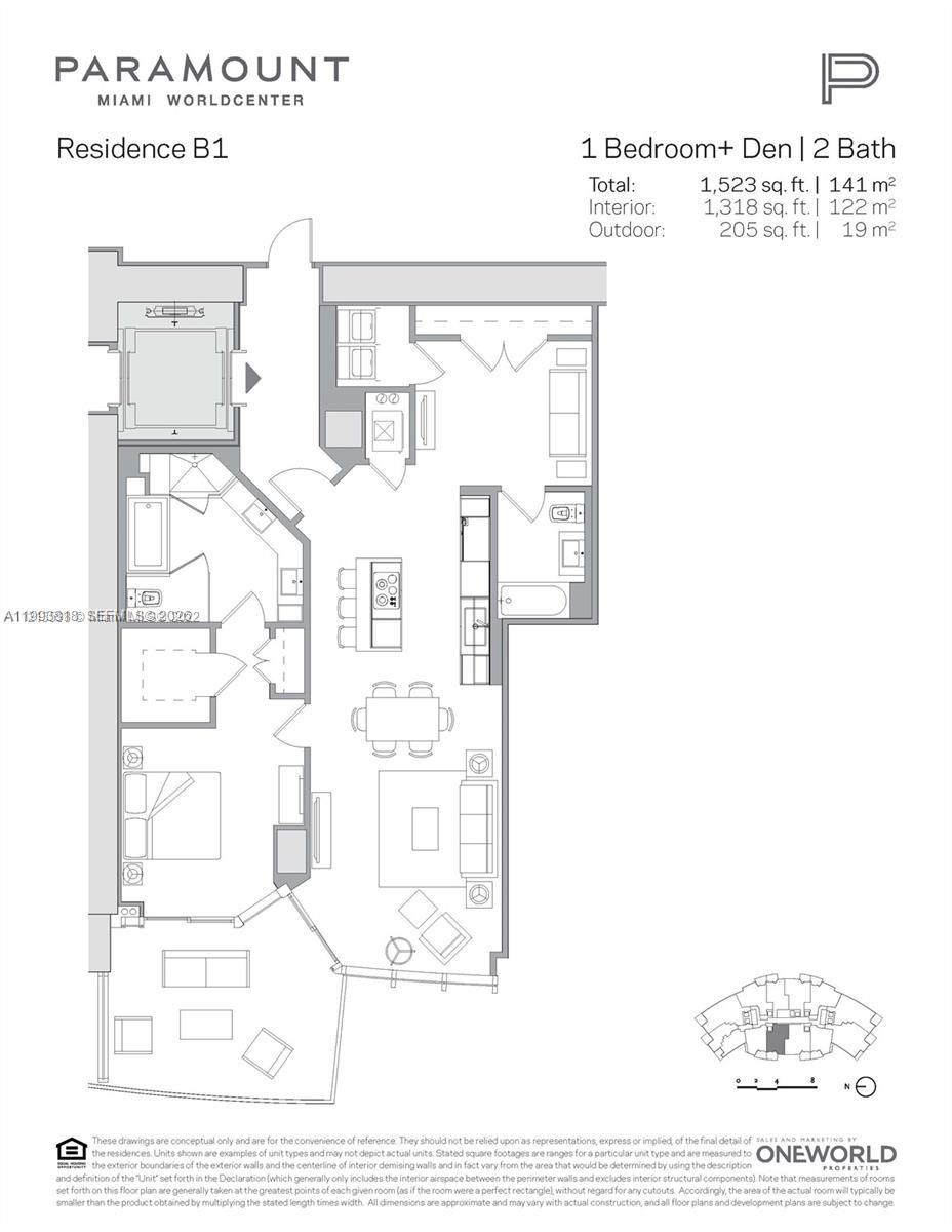 851 NE 1st Ave #2206, Miami FL 33132