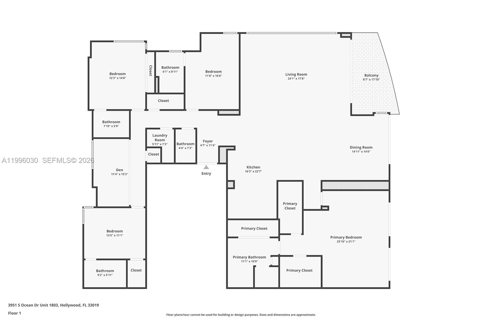 3951 S Ocean Dr #1803, Hollywood FL 33019