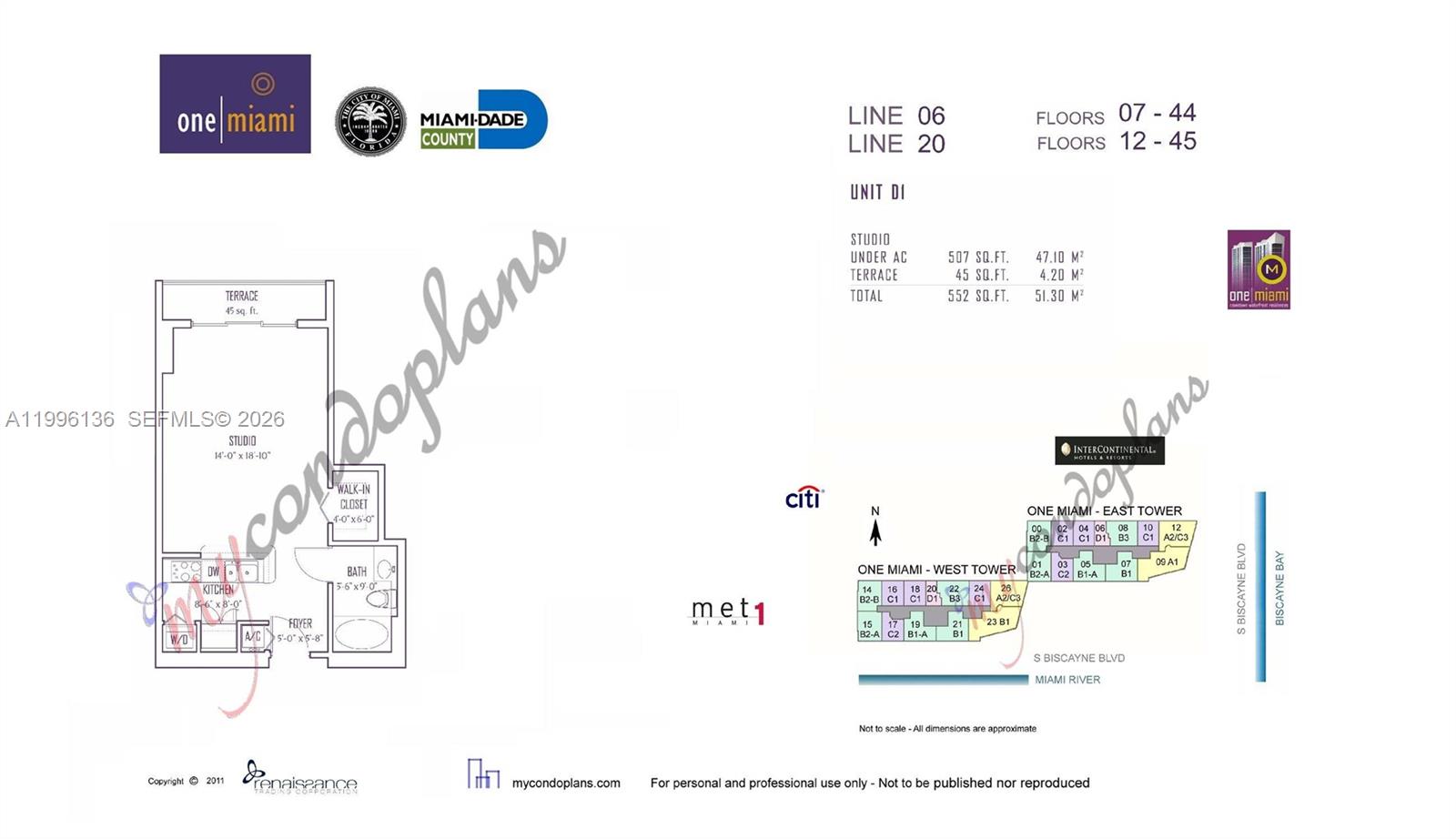 325 S Biscayne Blvd #2320, Miami FL 33131