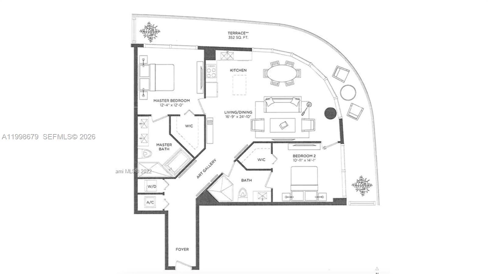 45 SW 9th St #2001, Miami FL 33130