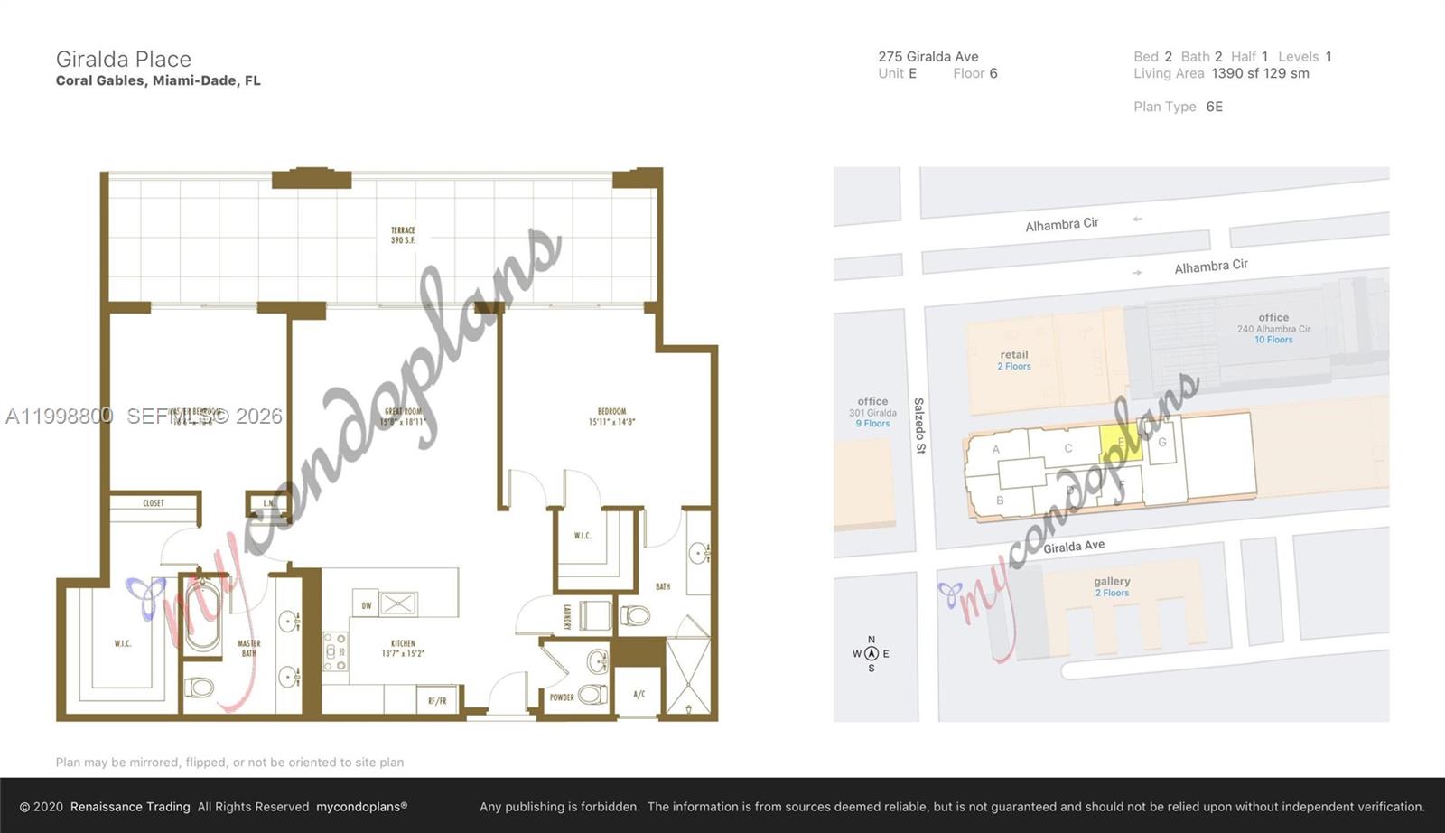275 Giralda Ave #6E, Coral Gables FL 33134