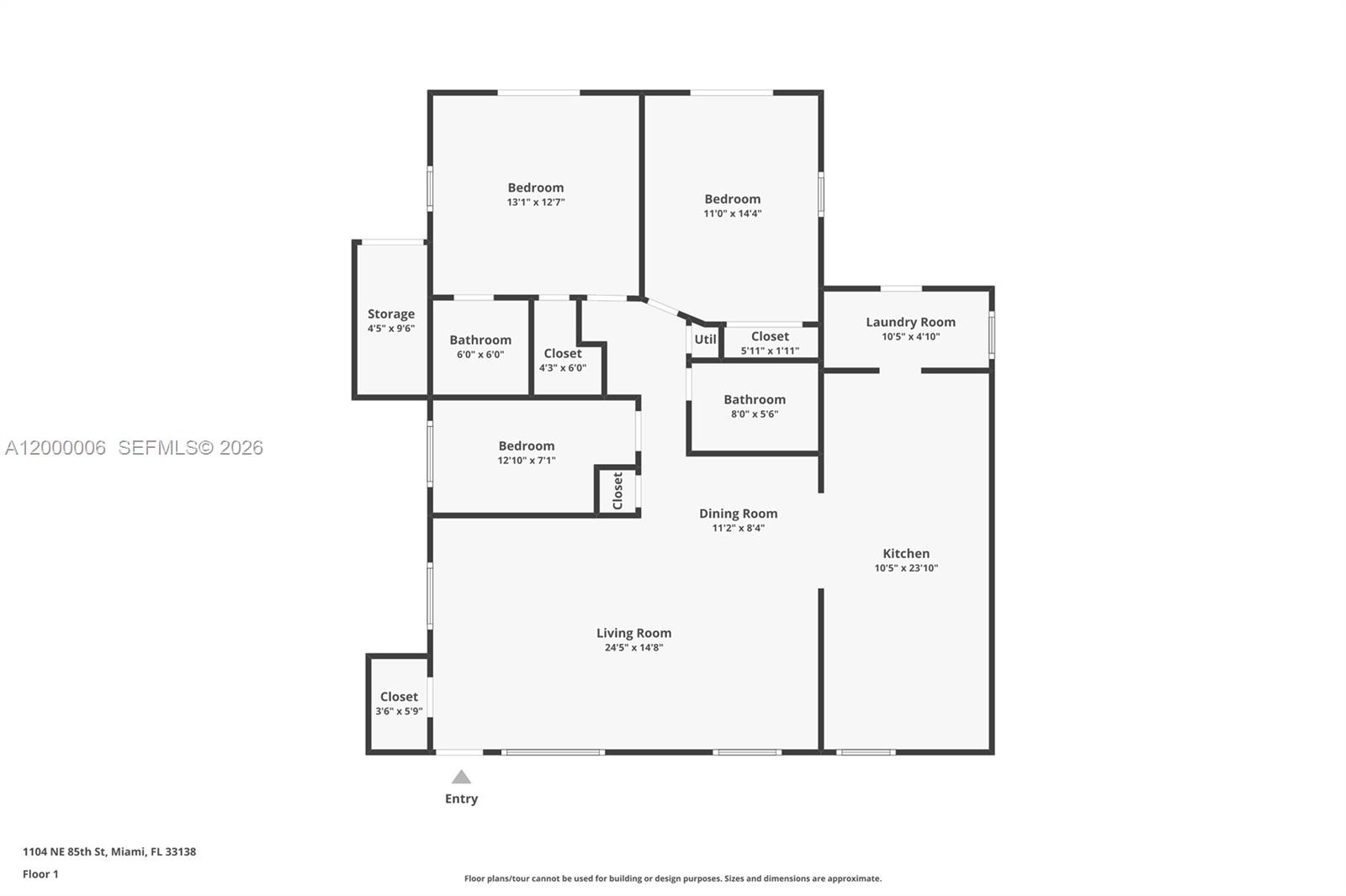 1104 NE 85th St, Miami FL 33138