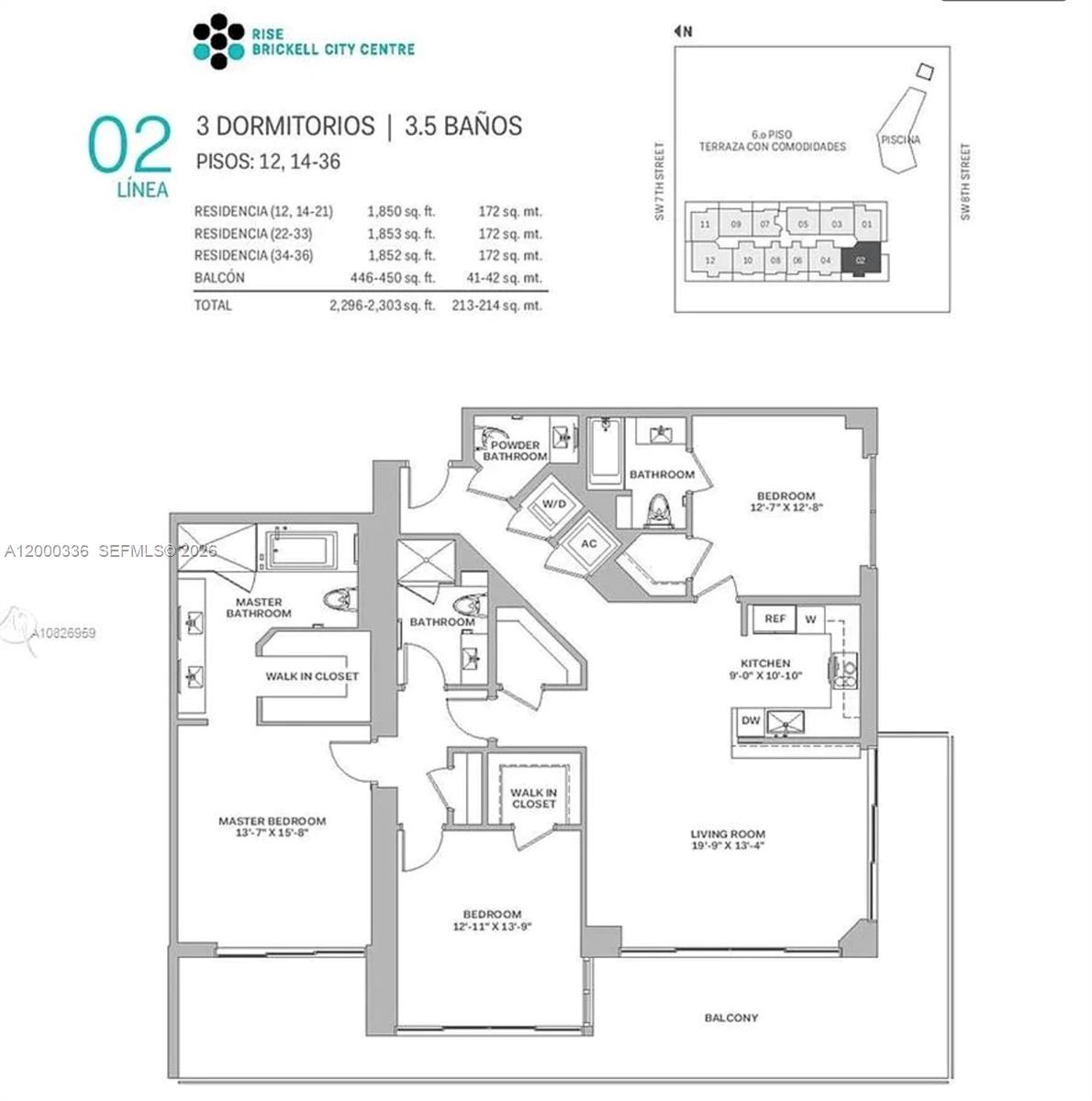 88 SW 7th St #2602, Miami FL 33130
