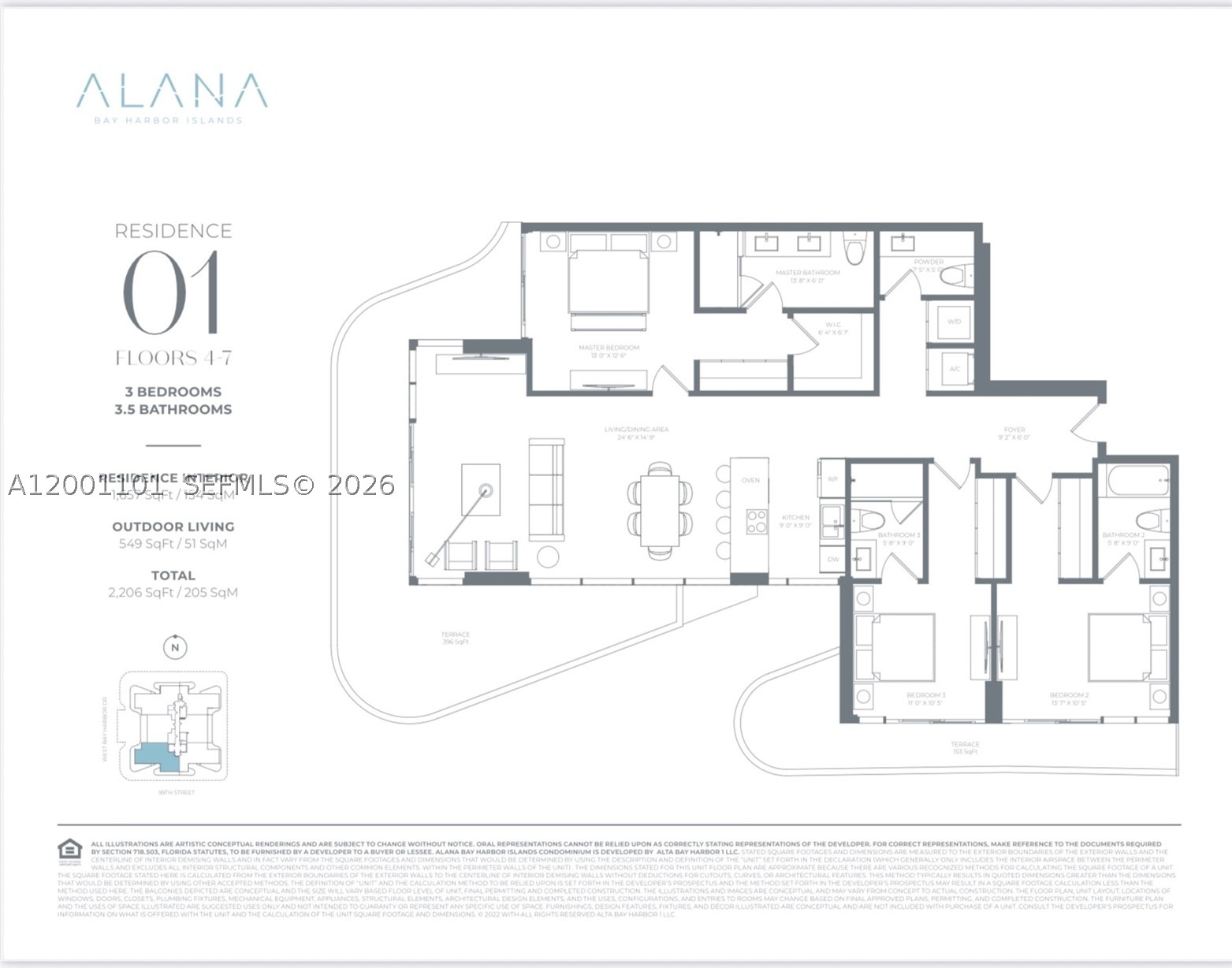 9901 W Bay Harbor Dr #401, Bay Harbor Islands FL 33154