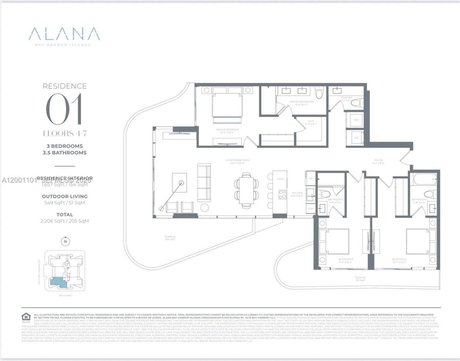 9901 W Bay Harbor Dr #401, Bay Harbor Islands FL 33154