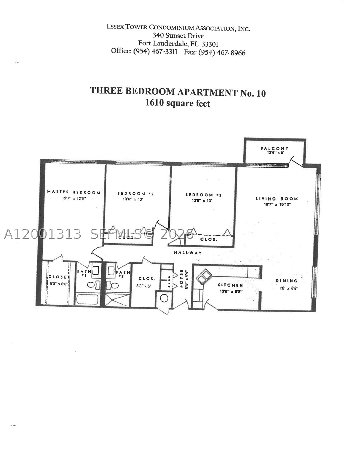 340 Sunset Dr #1210, Fort Lauderdale FL 33301