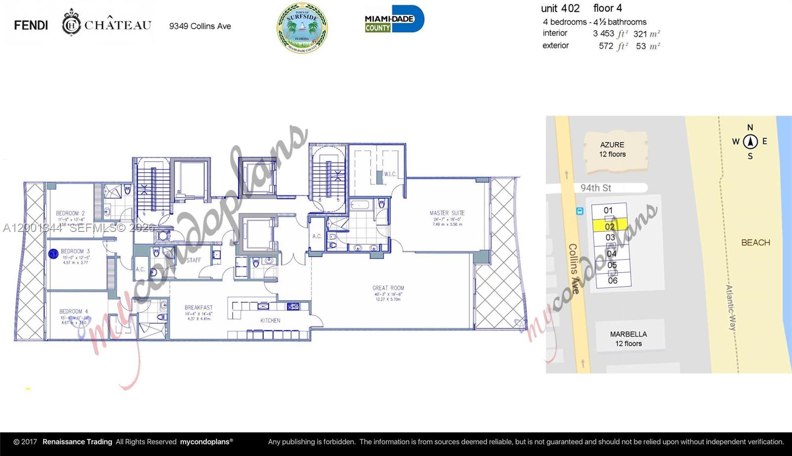 9349 Collins Ave #203, Surfside FL 33154