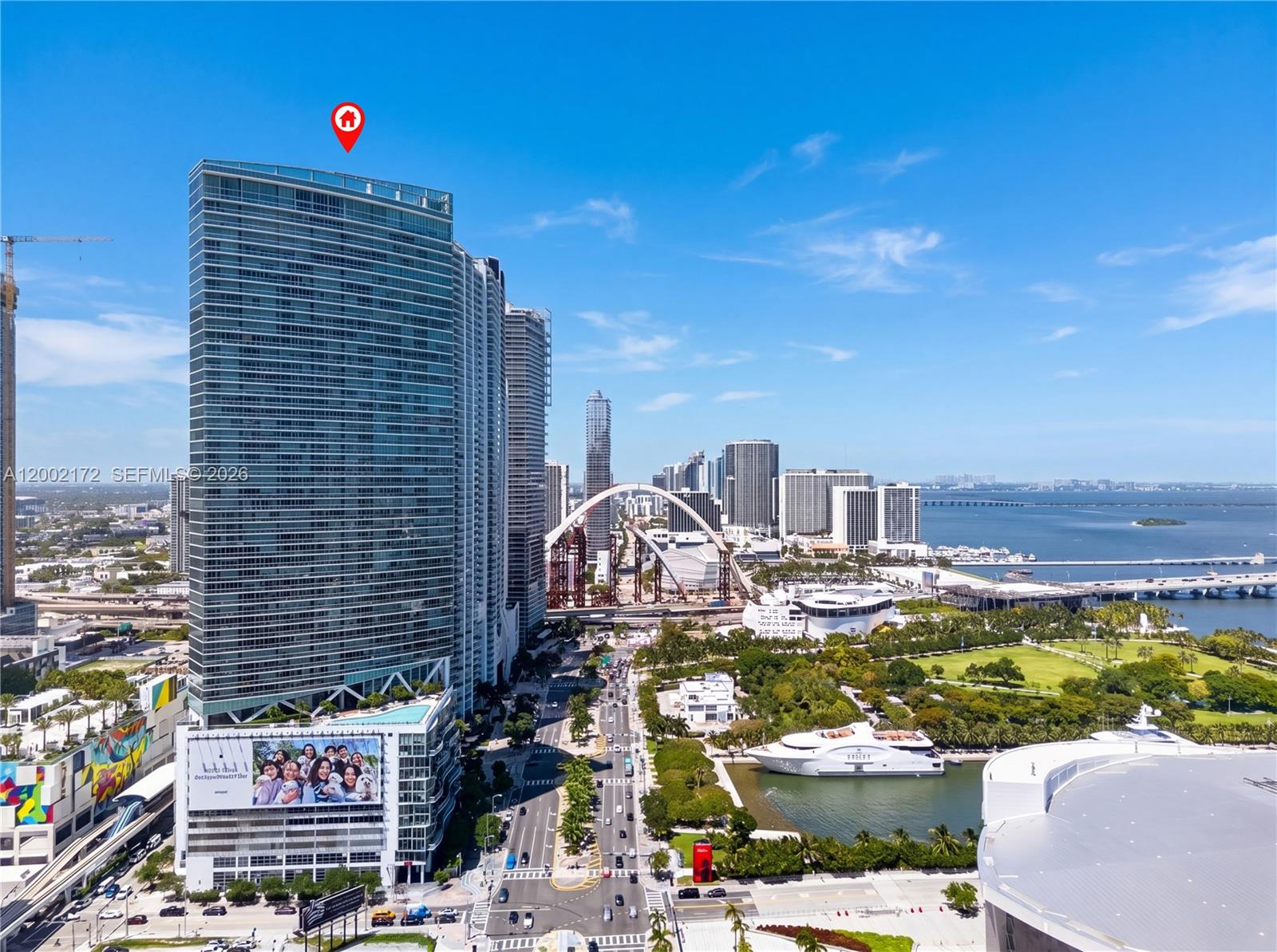 888 Biscayne Blvd #2404, Miami FL 33132