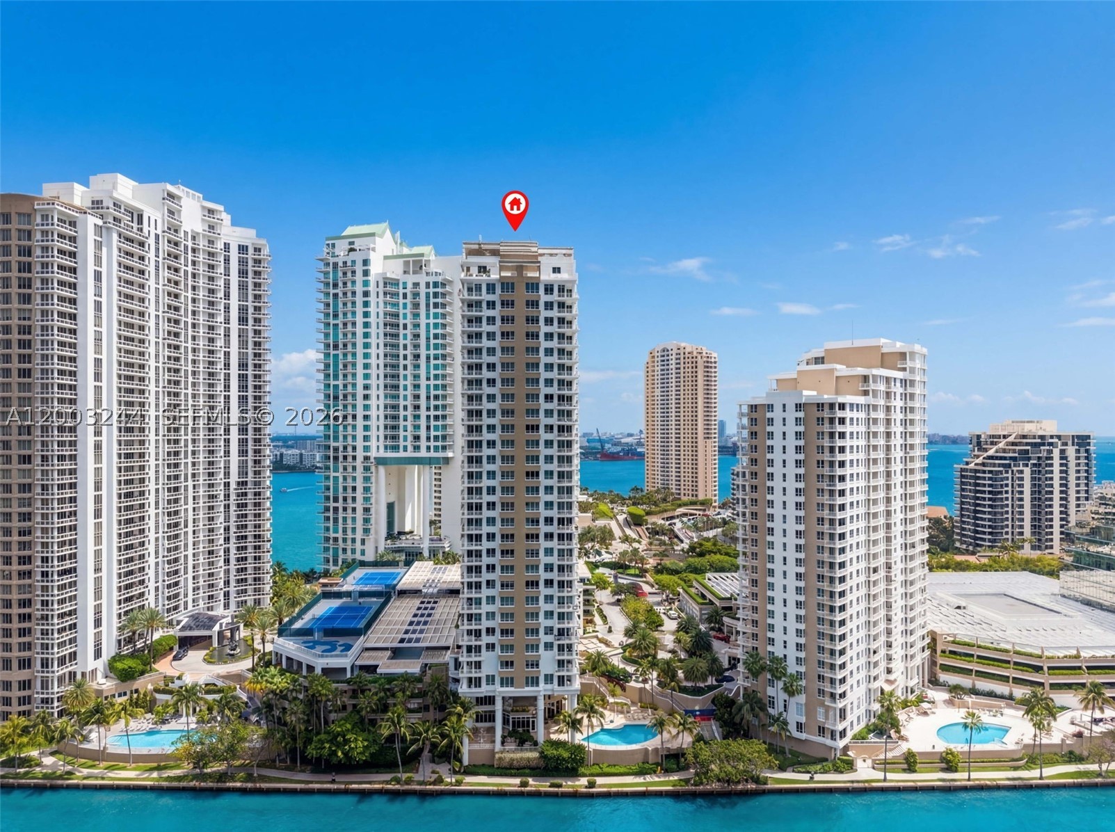801 Brickell Key Blvd #PH3306, Miami FL 33131