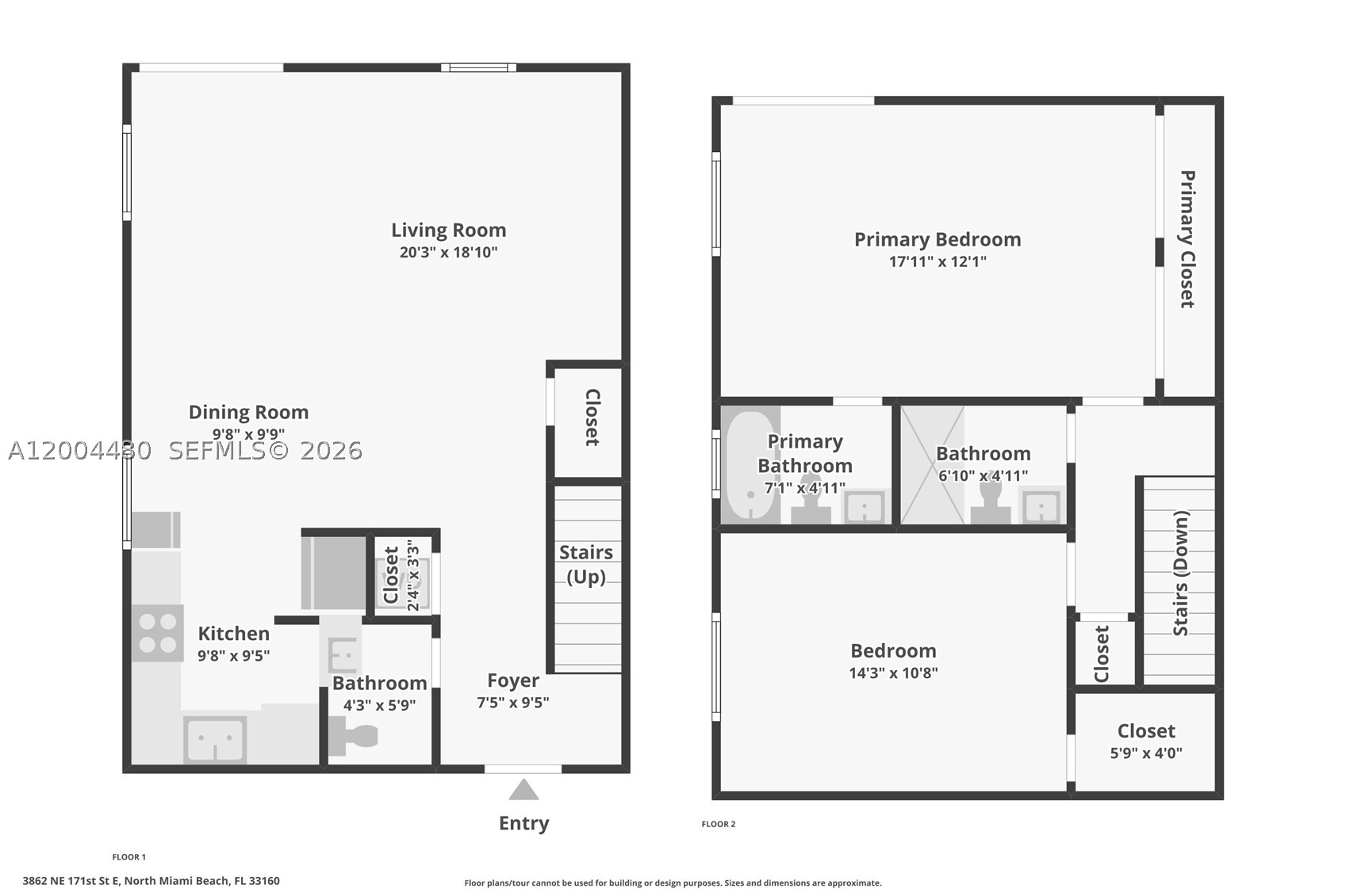 3862 NE 171st St #E, North Miami Beach FL 33160