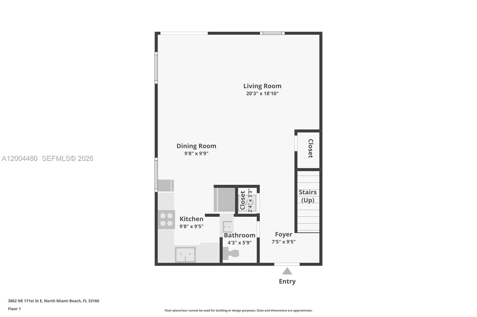 3862 NE 171st St #E, North Miami Beach FL 33160
