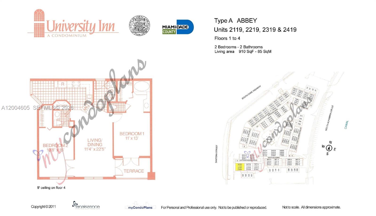 1280 S Alhambra Cir #2419, Coral Gables FL 33146