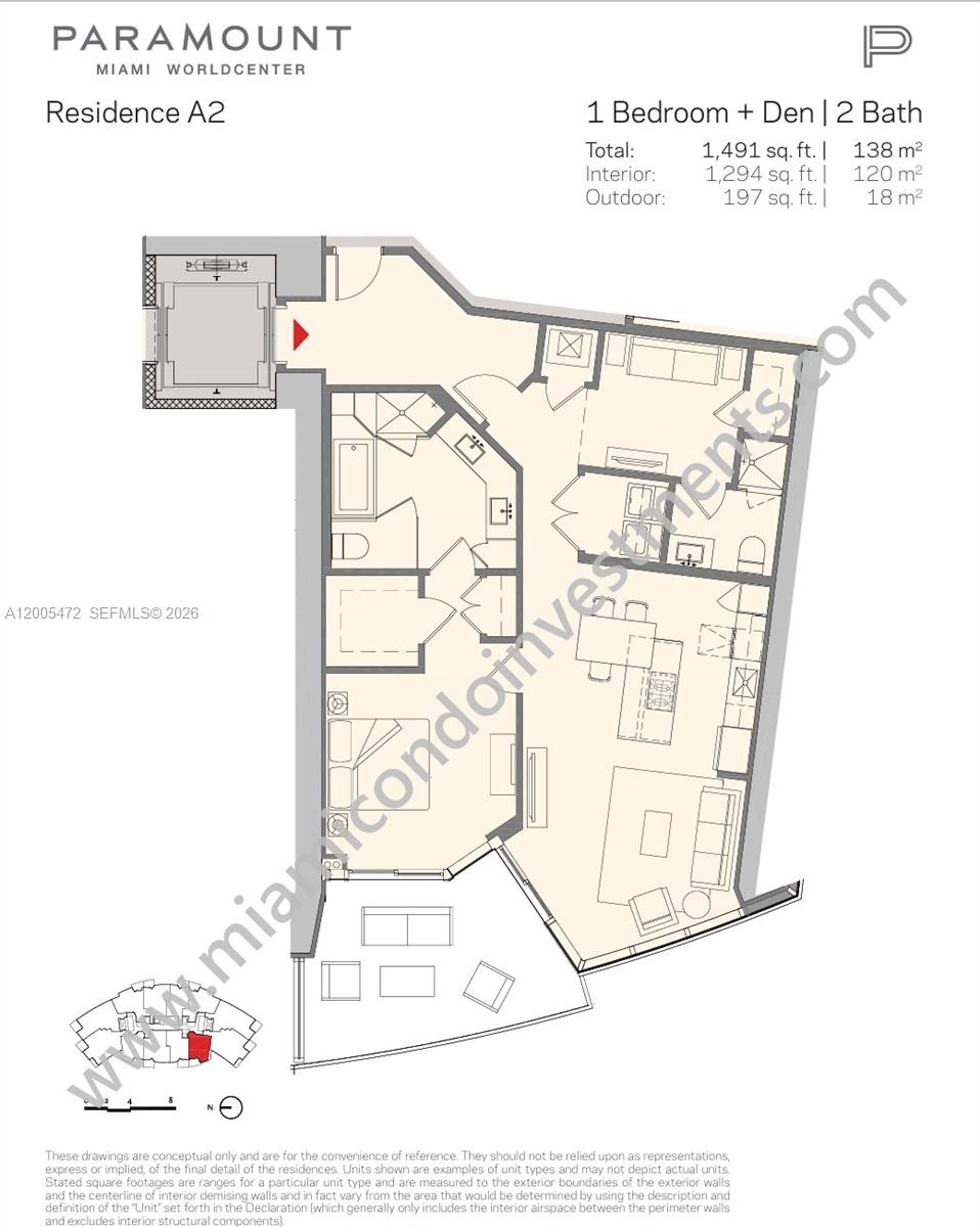 851 NE 1st Ave #3210, Miami FL 33132
