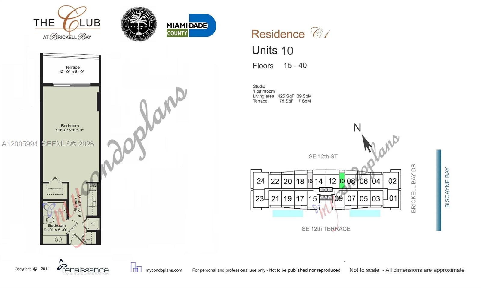 1200 Brickell Bay Dr #1910, Miami FL 33131