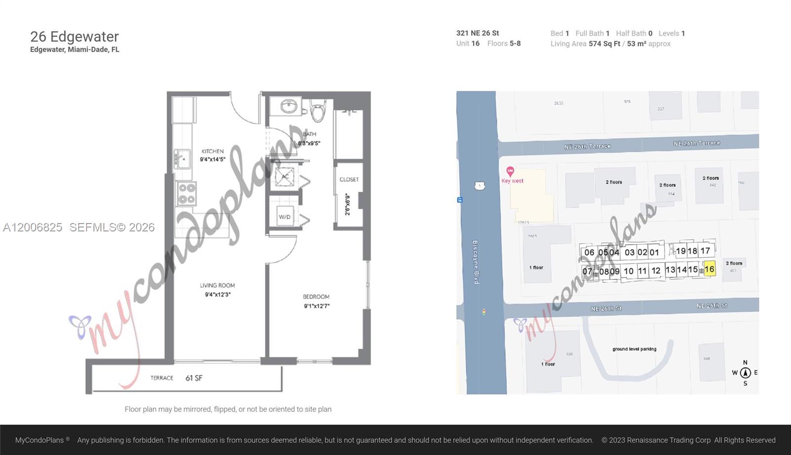 321 NE 26th St #816, Miami FL 33137