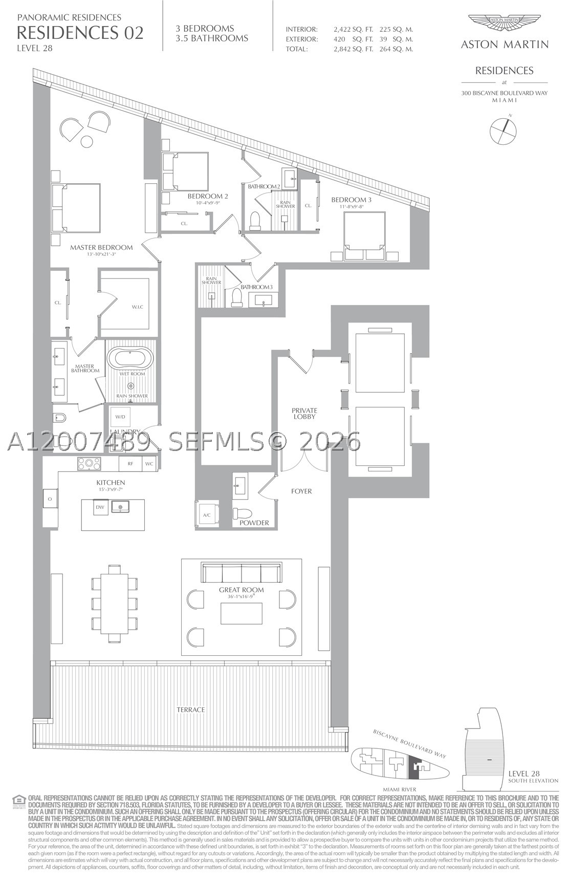 300 Biscayne Blvd Way #2802, Miami FL 33131