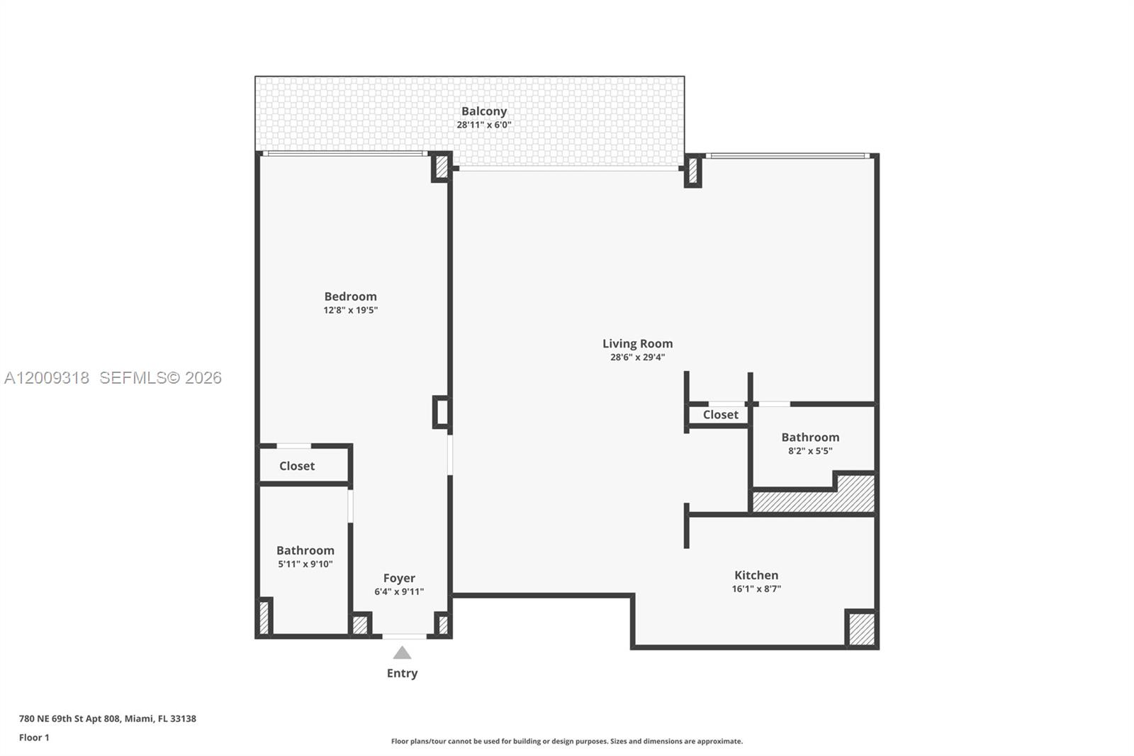 780 NE 69th St #N808, Miami FL 33138