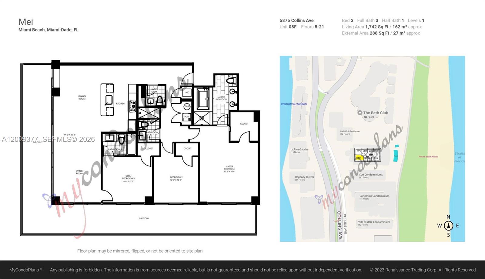 5875 Collins Ave #708, Miami Beach FL 33140