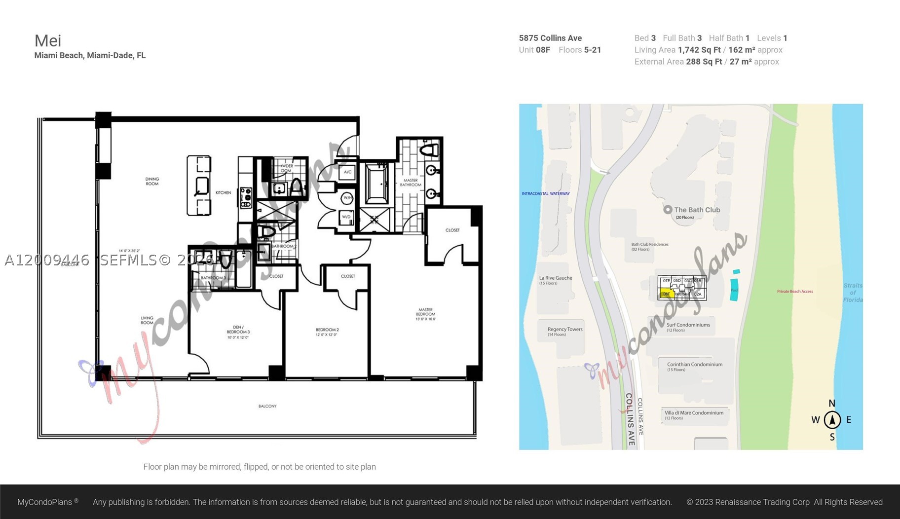 5875 Collins Ave #708, Miami Beach FL 33140