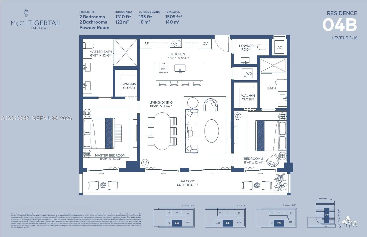 2678 Tigertail Ave #1404, Miami FL 33133
