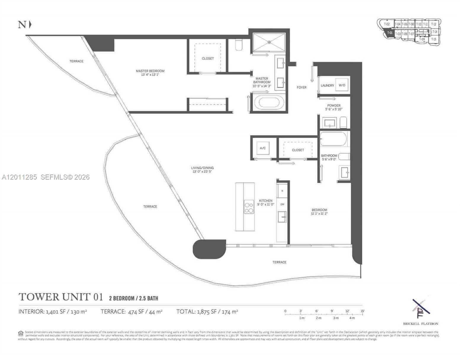 1000 Brickell Plz #4301, Miami FL 33131