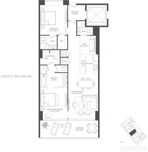 650 NE 32nd St #2804, Miami FL 33137