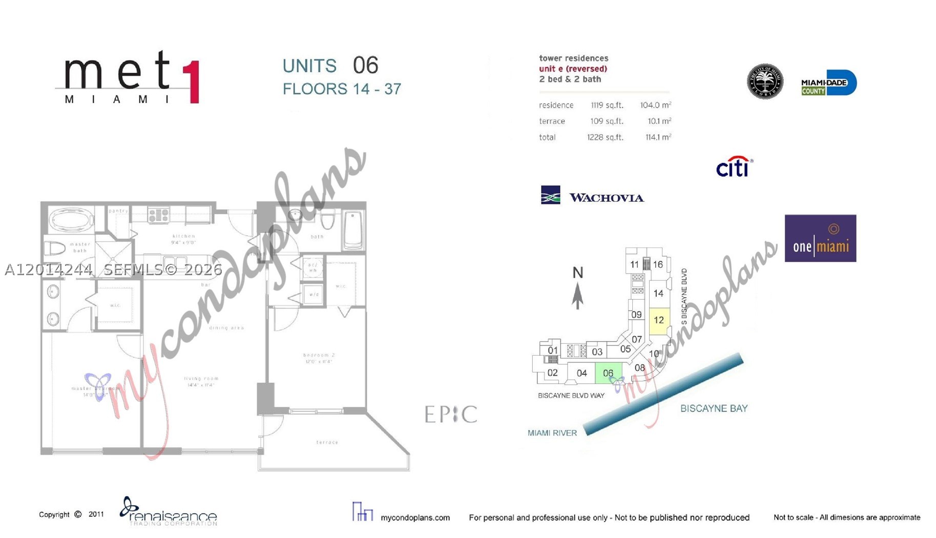 300 S Biscayne Blvd #L-L32, Miami FL 33131