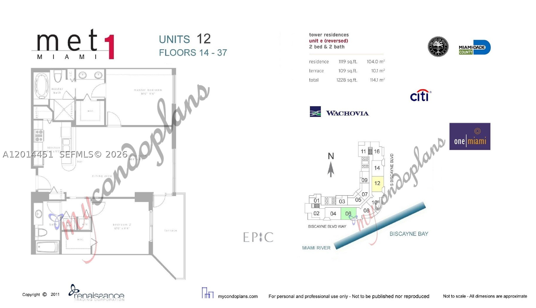 300 S Biscayne Blvd #T-3212, Miami FL 33131
