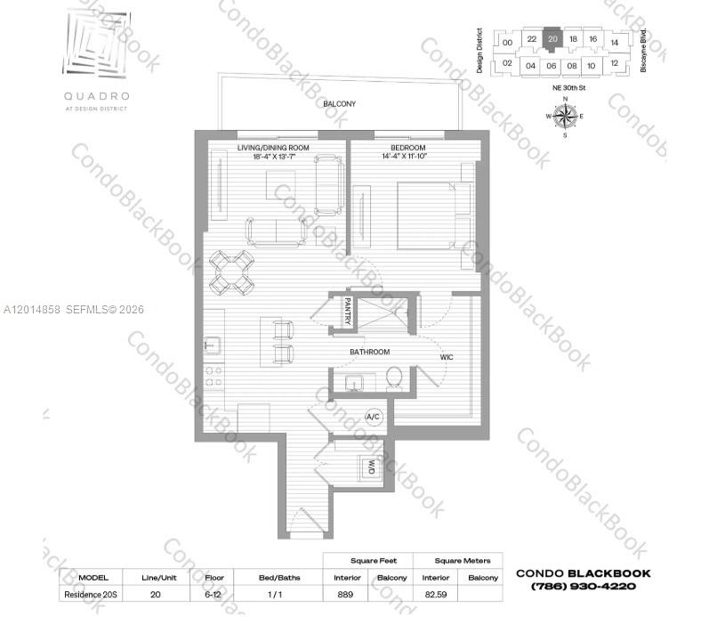 3900 Biscayne Blvd #PH1220, Miami FL 33137
