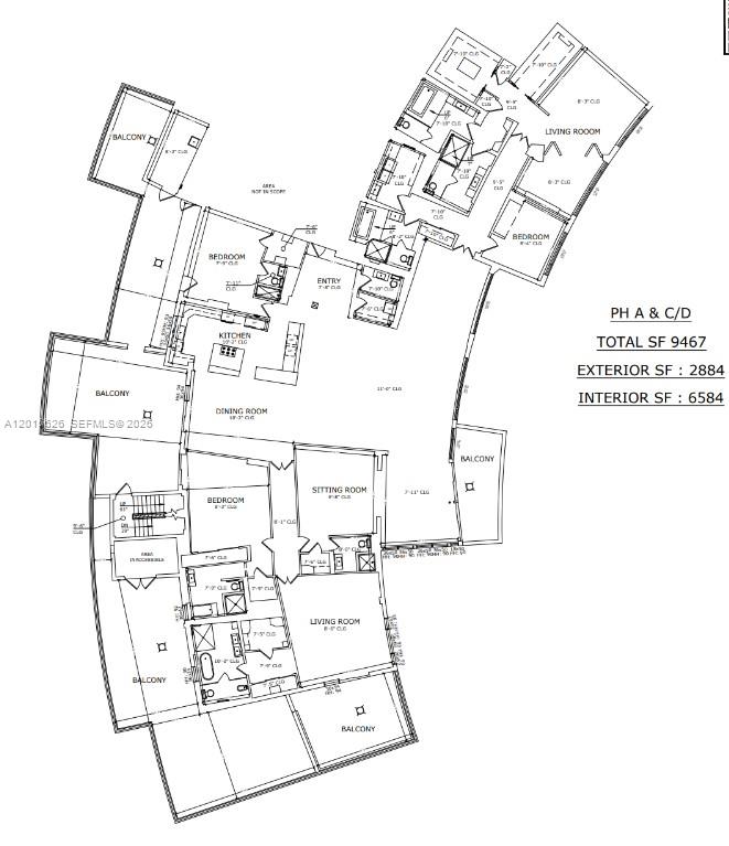 5255 Collins Ave #PH A & CD, Miami Beach FL 33140