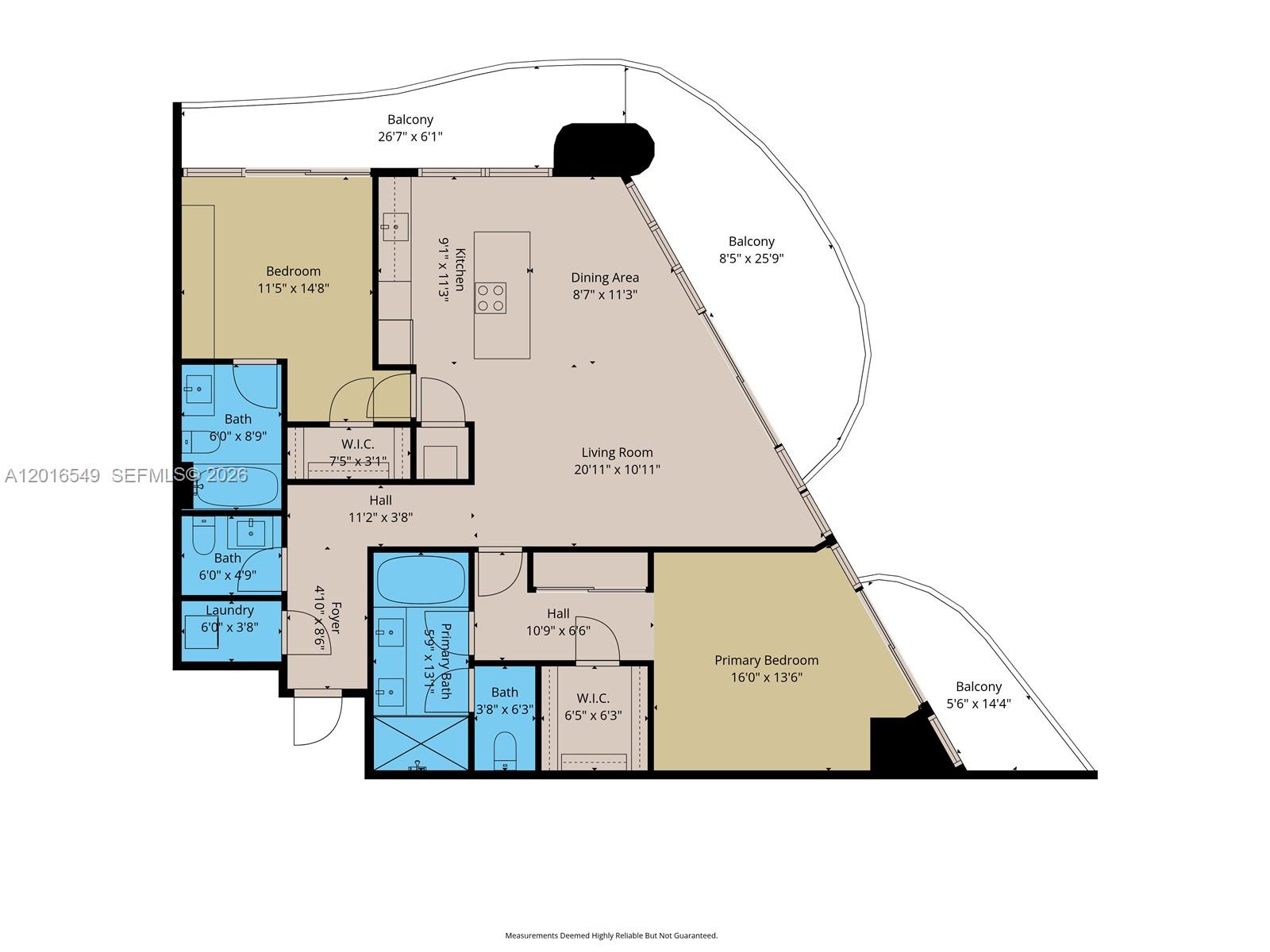 1000 Brickell Plz #4601, Miami FL 33131