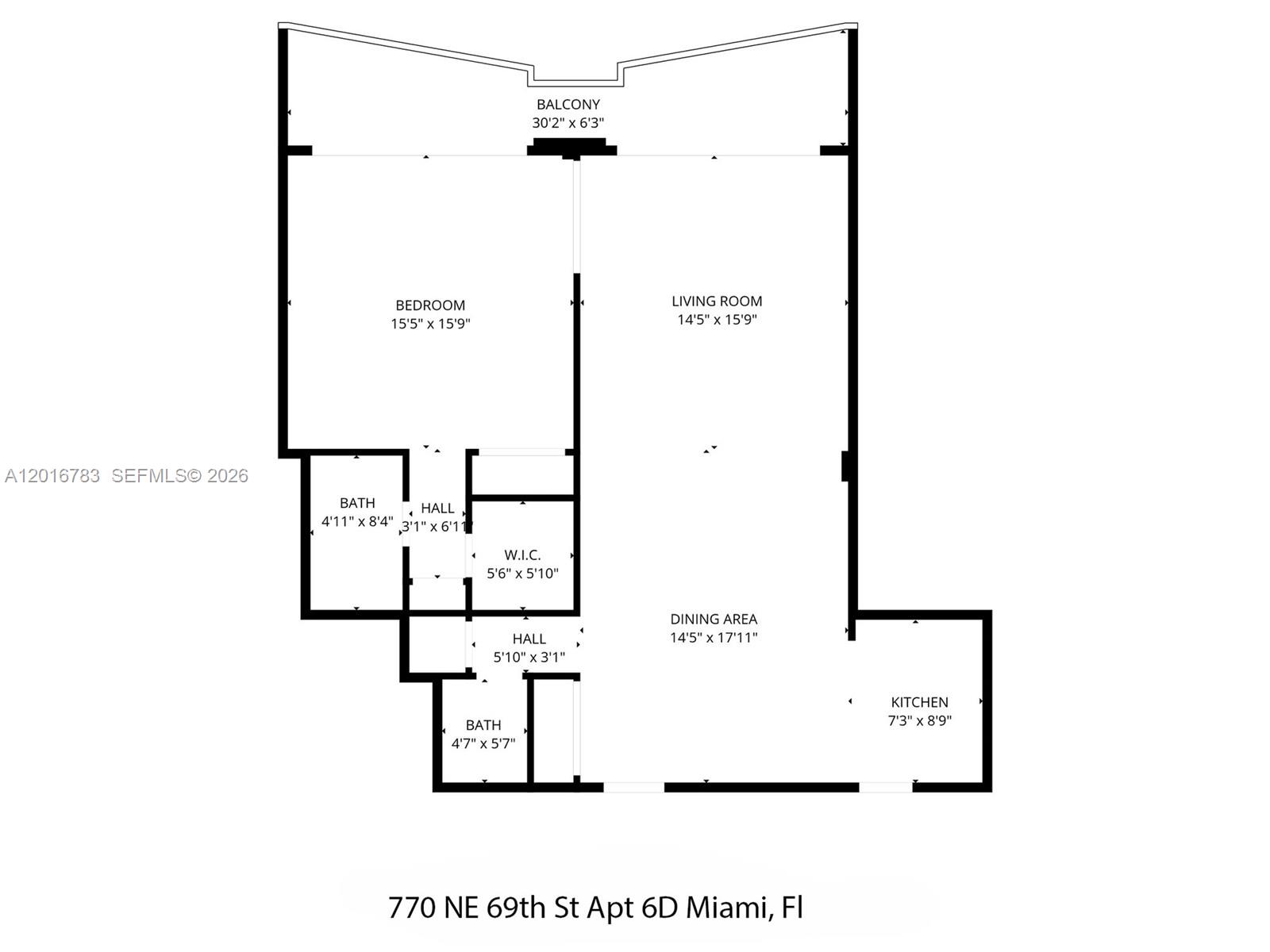 770 NE 69th St #6D, Miami FL 33138