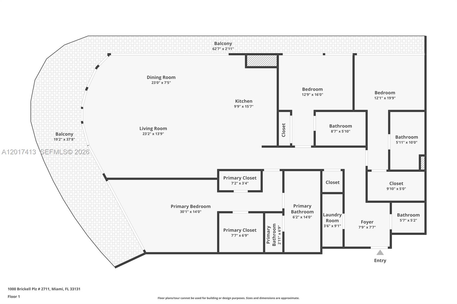 1000 Brickell Plz #3002, Miami FL 33131