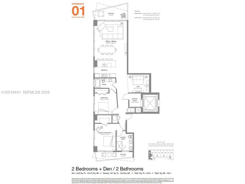 460 NE 28 STREET #2701, Miami FL 33137