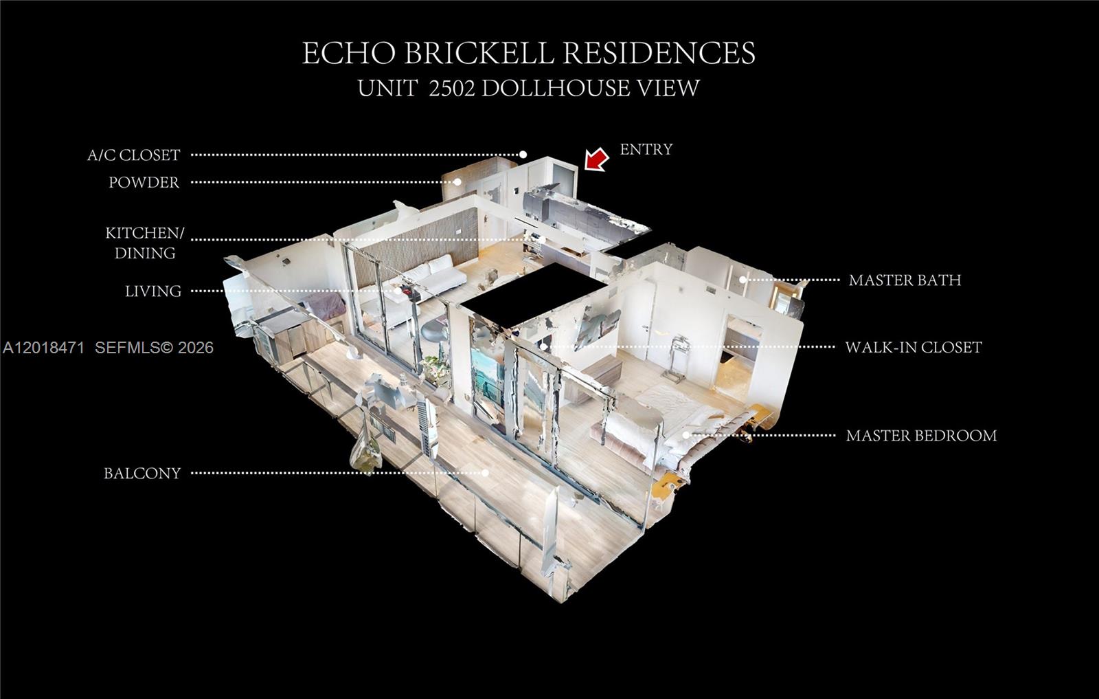 1451 Brickell Ave #2502, Miami FL 33131