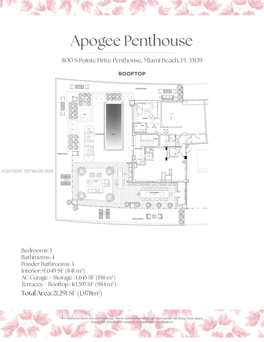 800 S Pointe Dr #Penthouse 2204, Miami Beach FL 33139