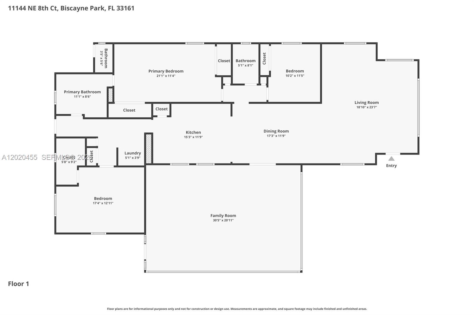 11144 NE 8th Ct, Biscayne Park FL 33161