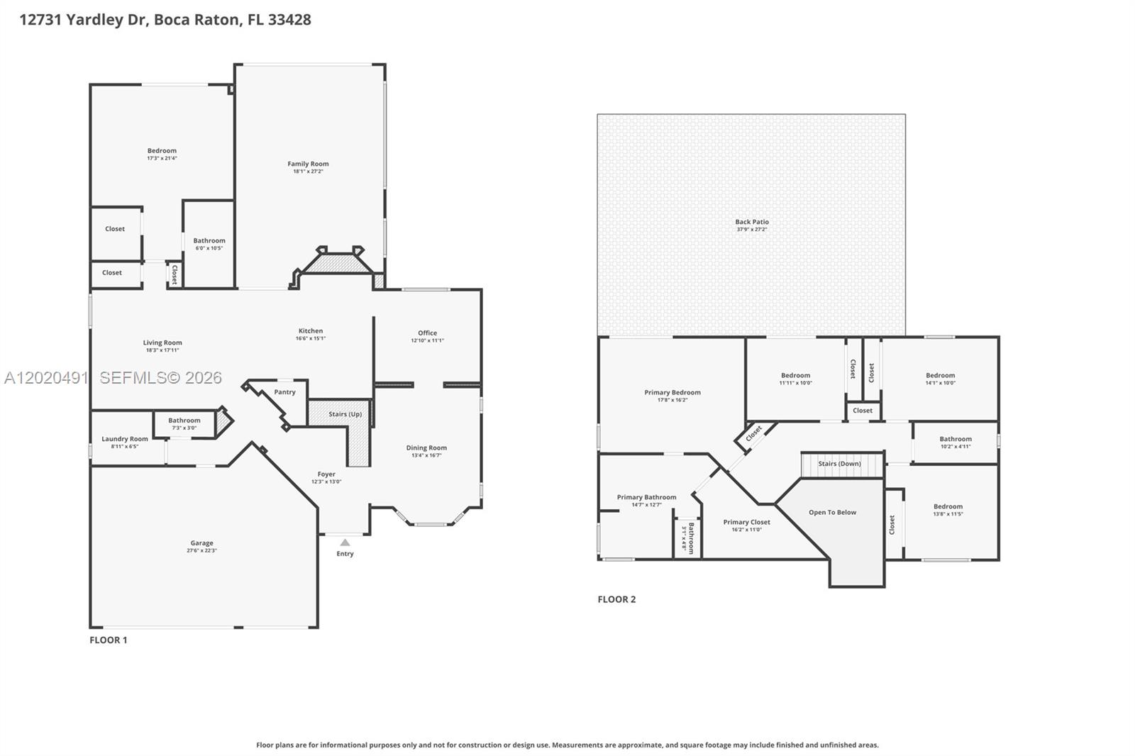 12731 Yardley Dr, Boca Raton FL 33428