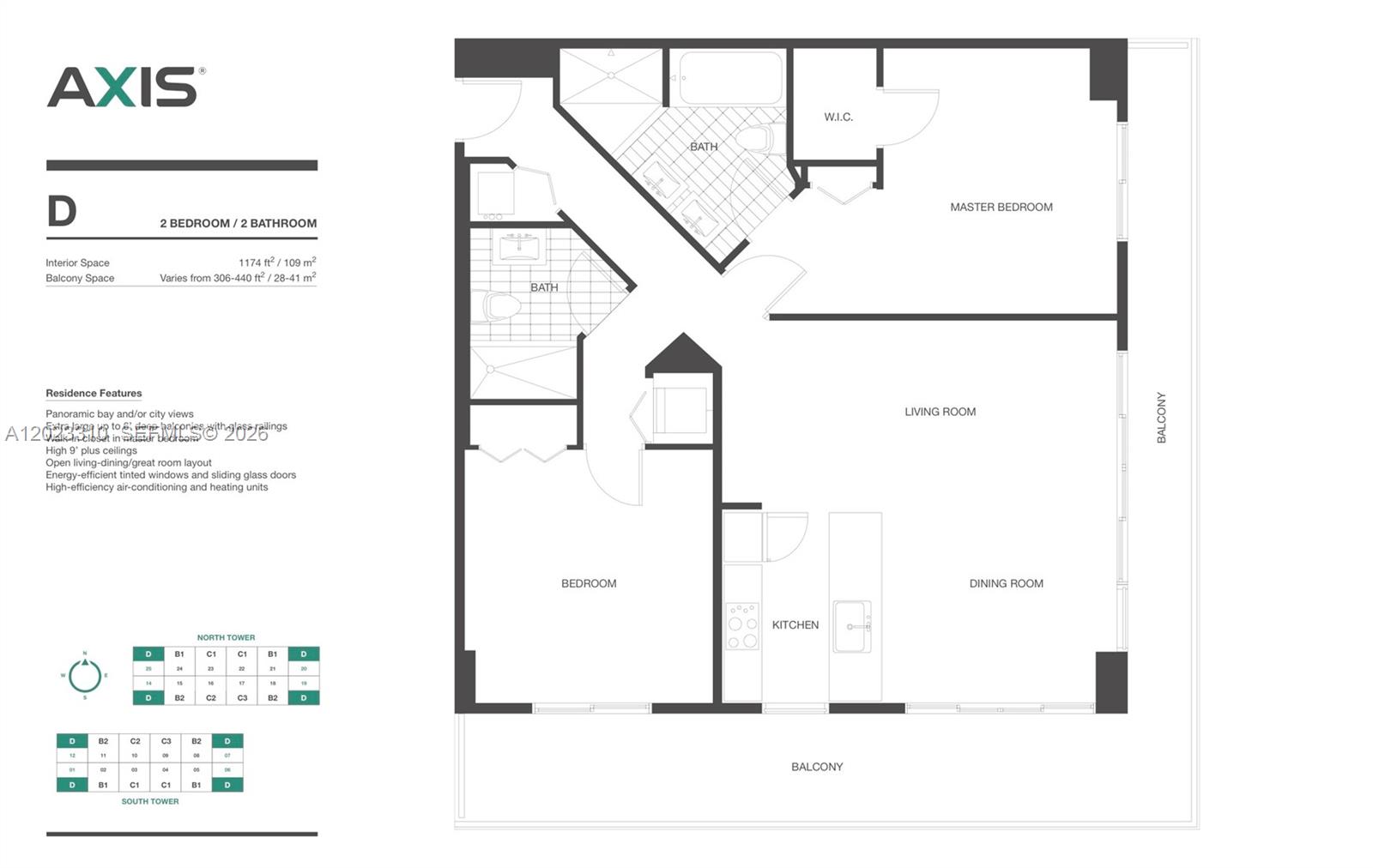 79 SW 12th St #1806, Miami FL 33130