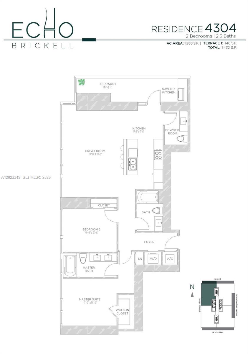 1451 Brickell Ave #4304, Miami FL 33131