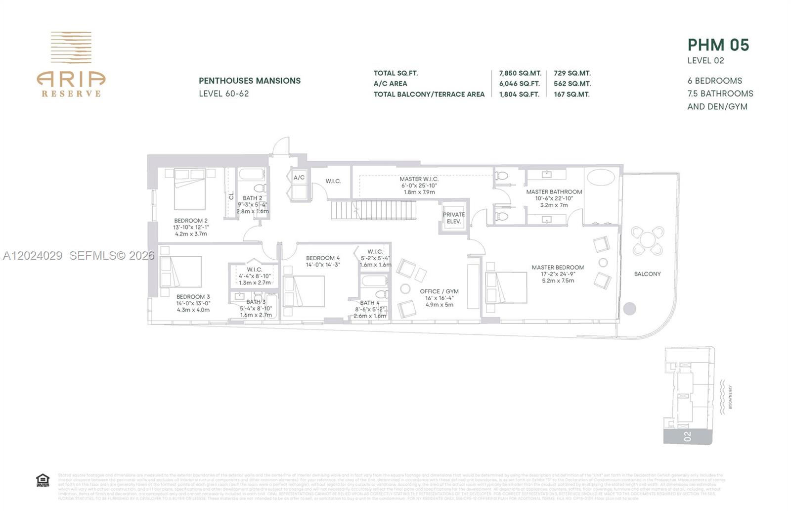 700 NE 24th St #PH6005, Miami FL 33137