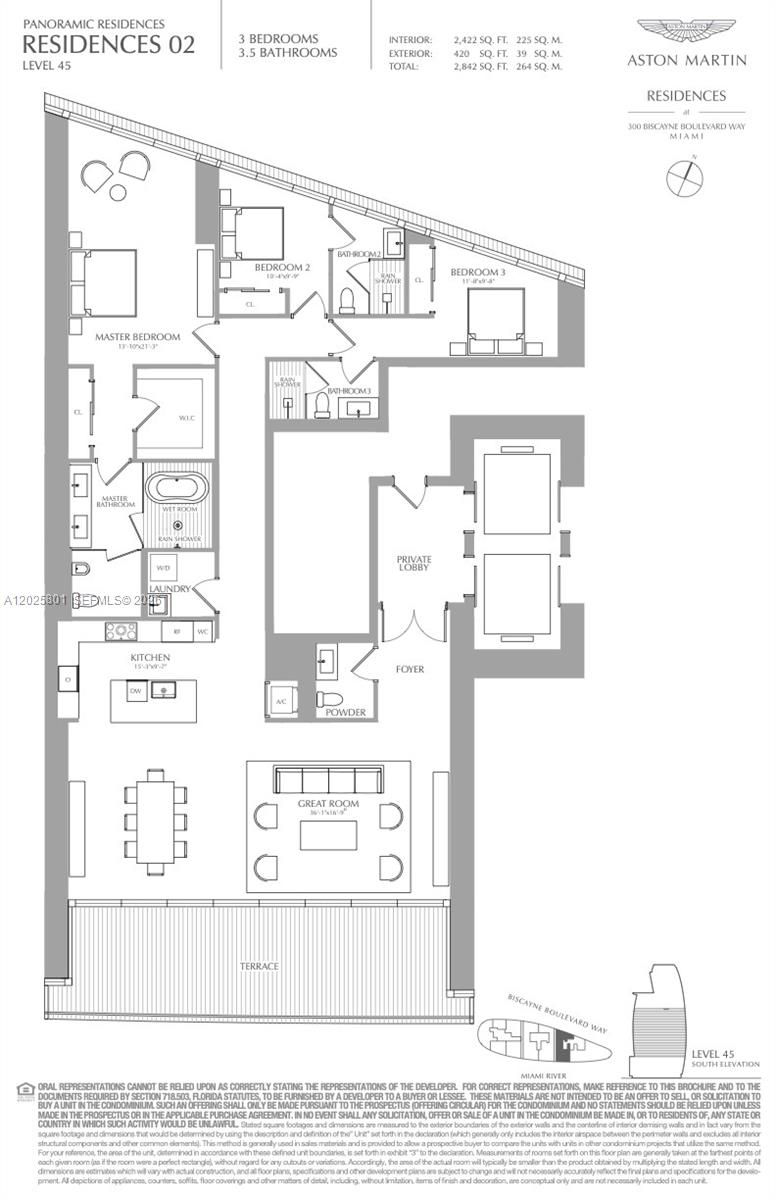 300 Biscayne Boulevard Way #4502E, Miami FL 33131