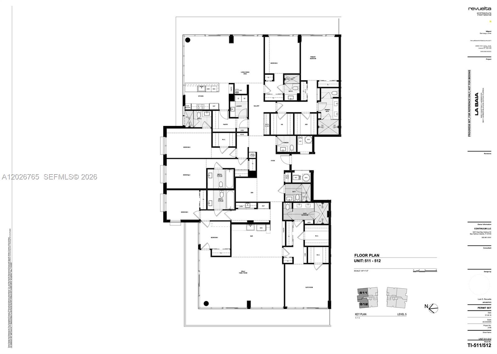 9221 E Bay Harbor Dr #511/512, Bay Harbor Islands FL 33154