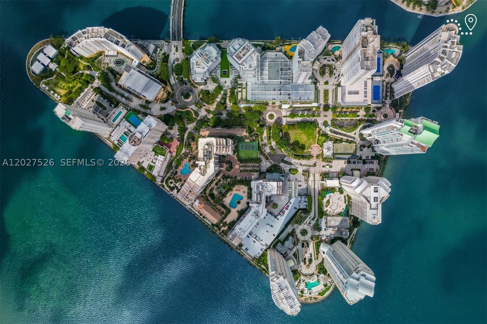 901 Brickell Key Blvd #3304, Miami FL 33131