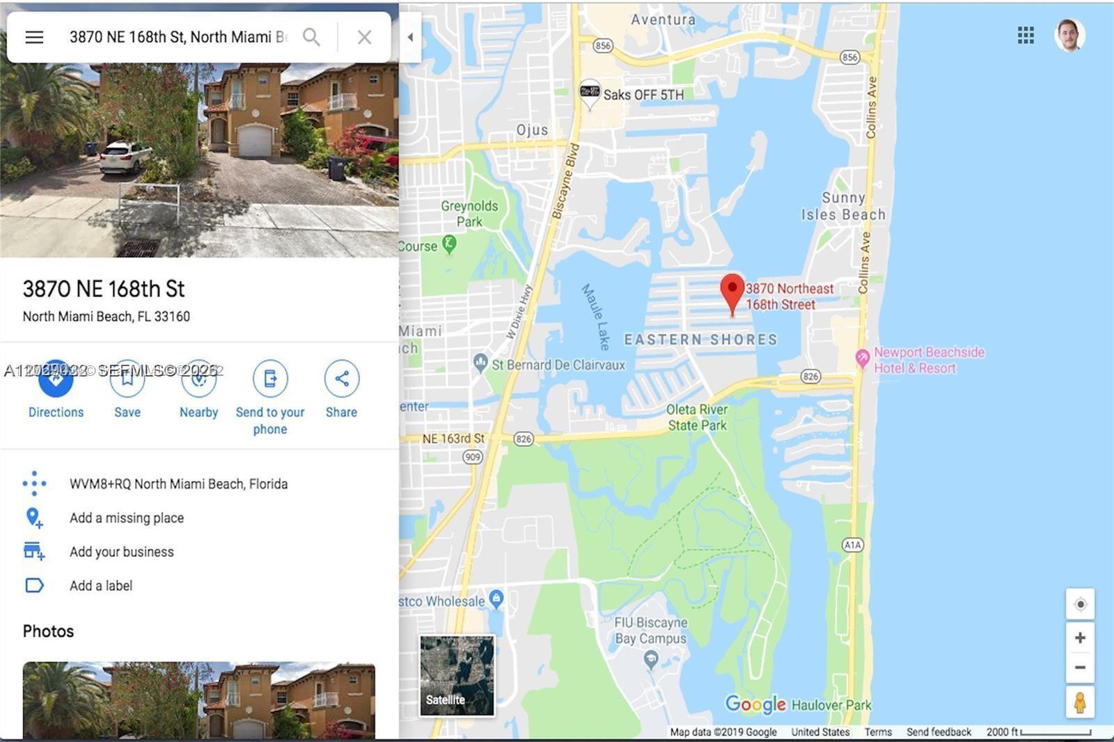 3870 NE 168th St #2, North Miami Beach FL 33160