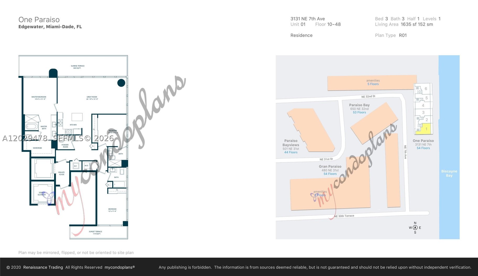 3131 NE 7th Ave #2101, Miami FL 33137
