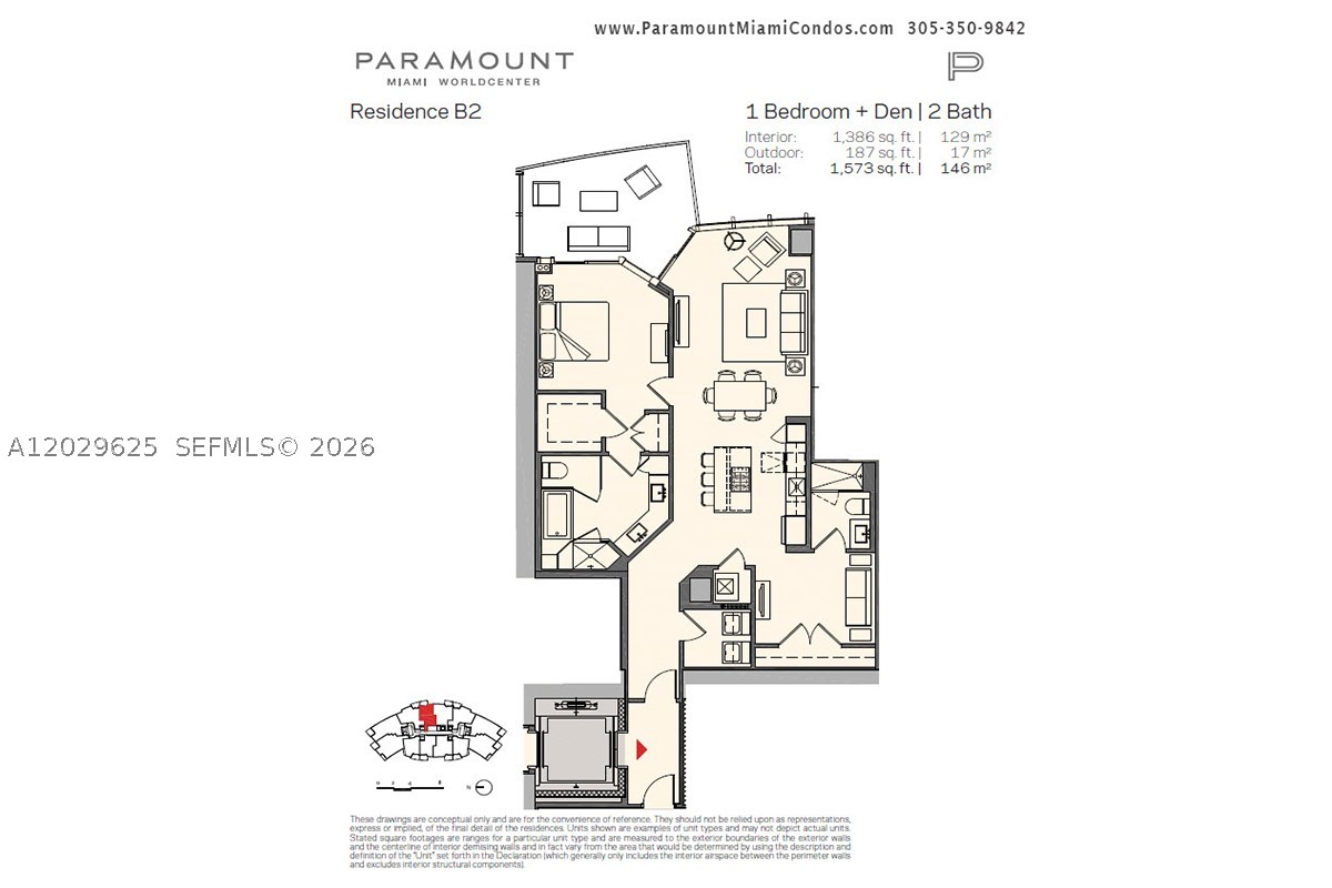 851 NE 1st Ave #1705, Miami FL 33132