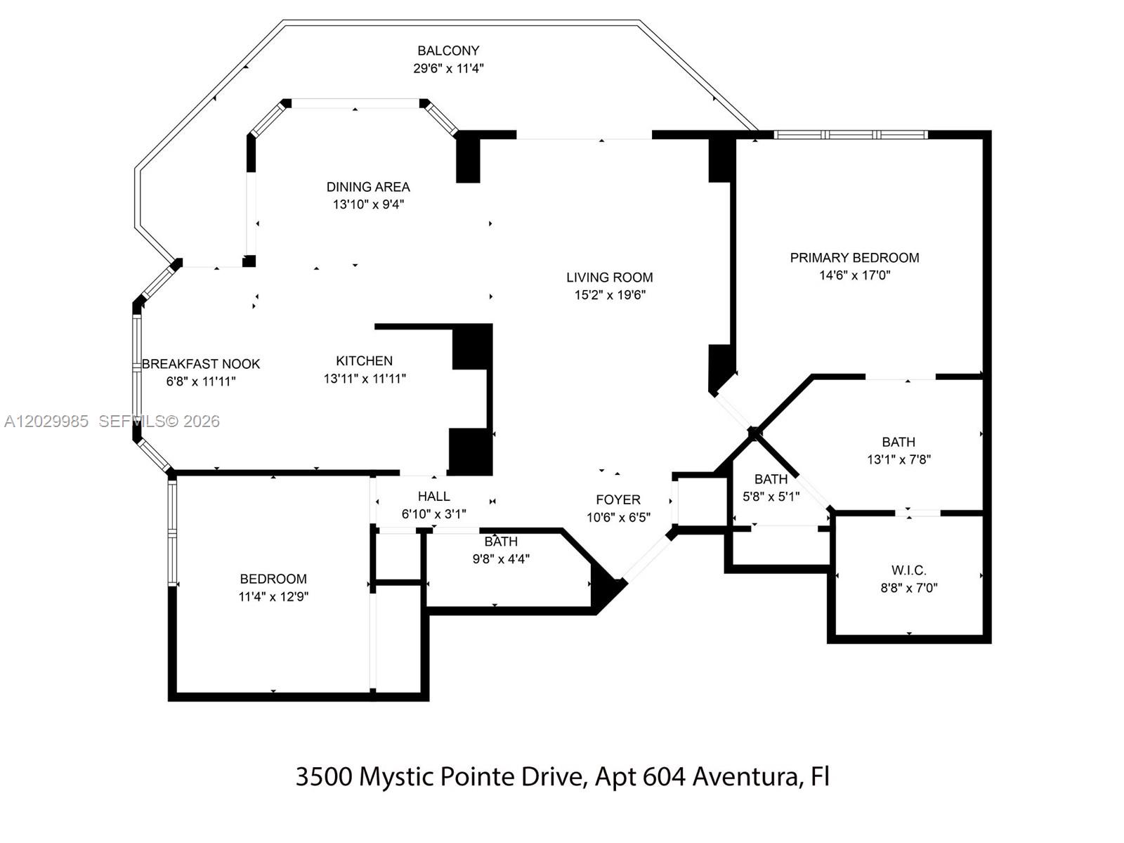 3500 Mystic Pointe Dr #604, Aventura FL 33180